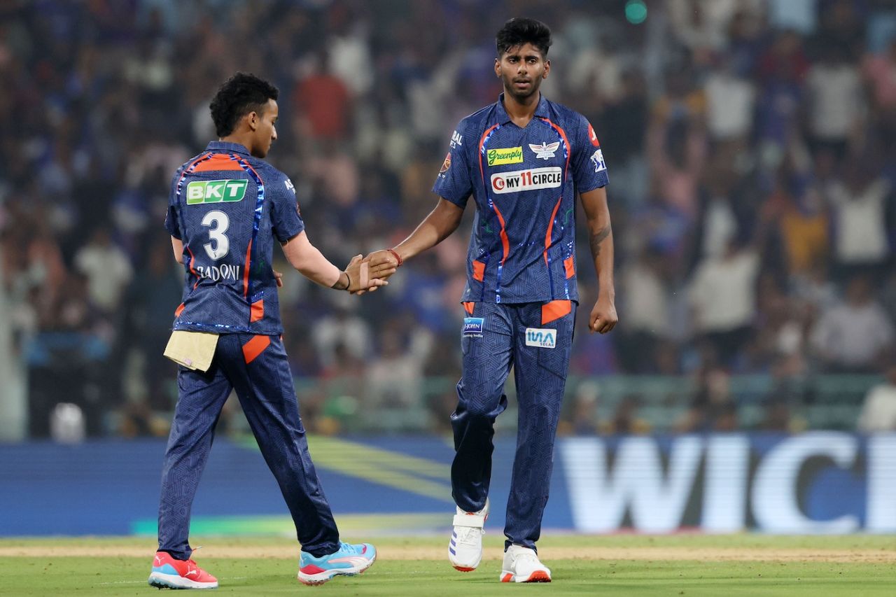 Mayank Yadav took the first two wickets for LSG, Lucknow Super Giants vs Punjab Kings, IPL 2024, Lucknow, March 30, 2024