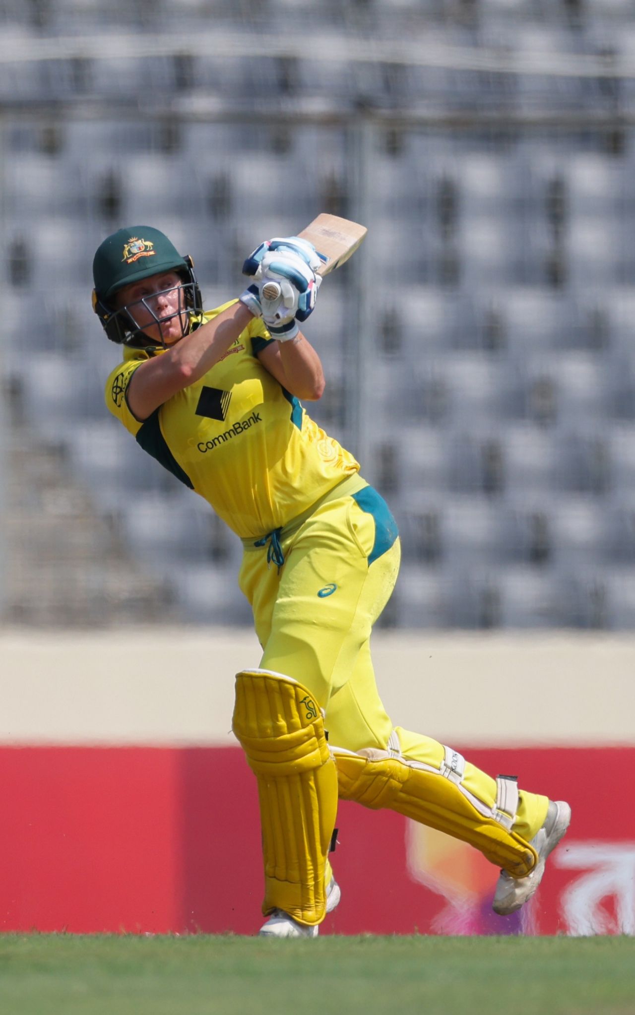 Alyssa Healy hit nine fours (and a six) in her unbeaten half-century, Bangladesh vs Australia, 1st T20I, Dhaka, March 31, 2024