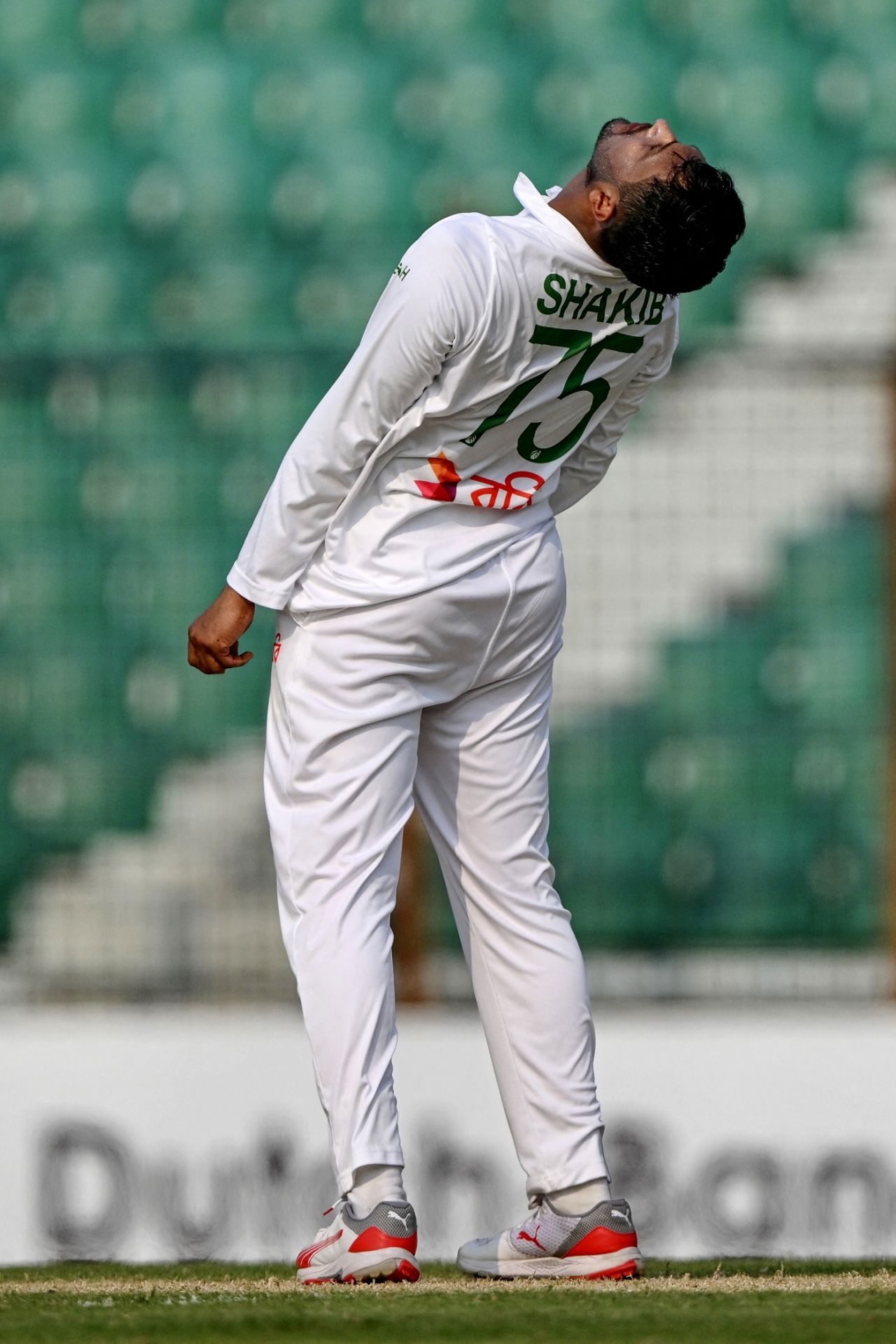 Shakib Al Hasan returned three wickets in the first innings, Bangladesh vs Sri Lanka, 2nd Test, Chattogram, 2nd day, March 31, 2024