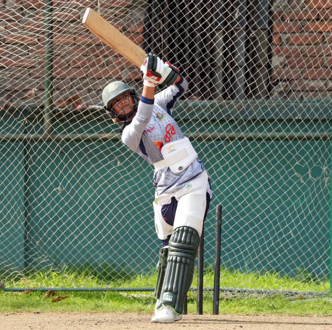 Sobhana Mostary brings out her big hits in the nets, Dhaka, April 1, 2024