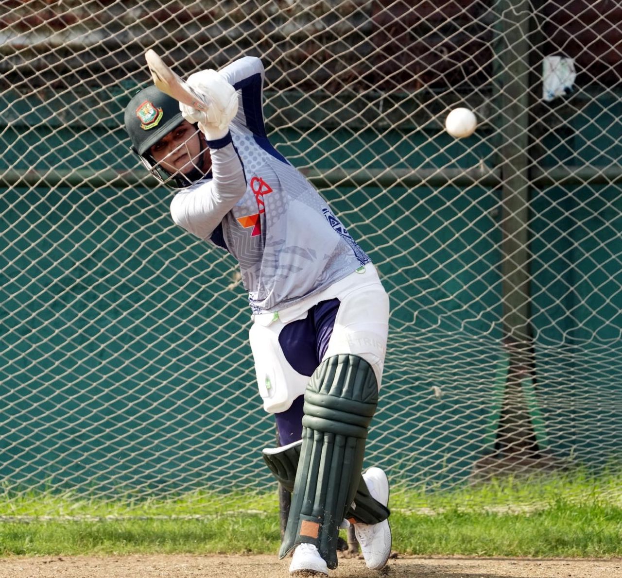 Nigar Sultana brushes up on her power hitting, Dhaka, April 1, 2024