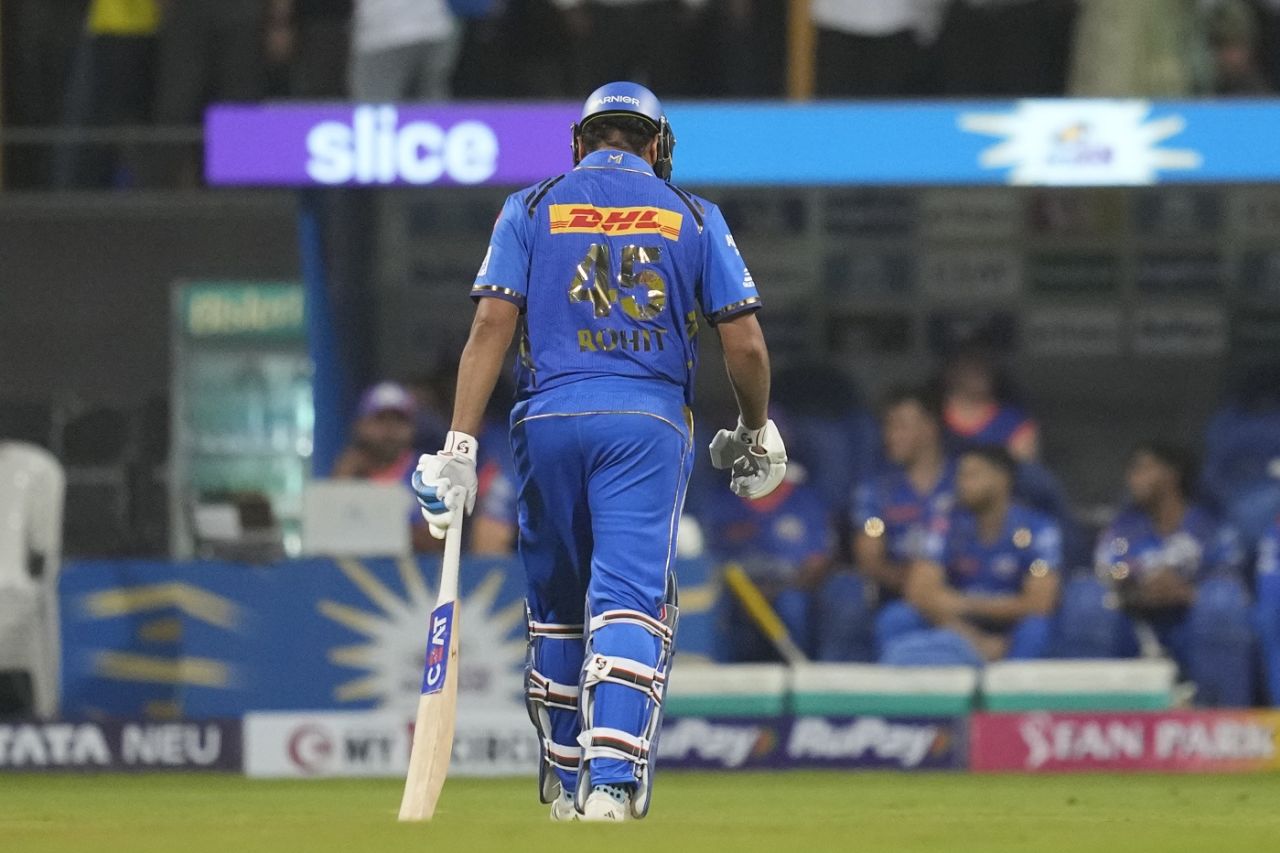 Rohit Sharma Was Cleaned Up For A First-Ball Duck By Trent Boult, Mumbai Indians Vs Rajasthan Royals, Ipl 2024, Mumbai, April 1, 2024