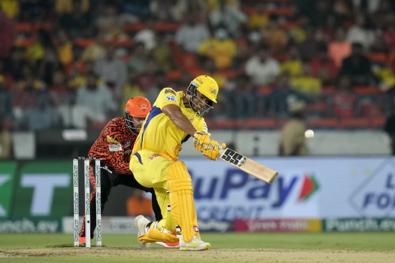 Shivam Dube, with spin in front of him to start with, blazed away, Sunrisers Hyderabad vs Chennai Super Kings, IPL 2024, Hyderabad, April 5, 2024