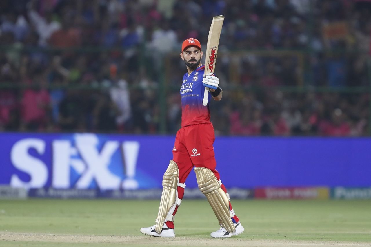 Virat Kohli scored a 39-ball fifty, Rajasthan Royals vs Royal Challengers Bengaluru, IPL 2024, Jaipur, April 6, 2024