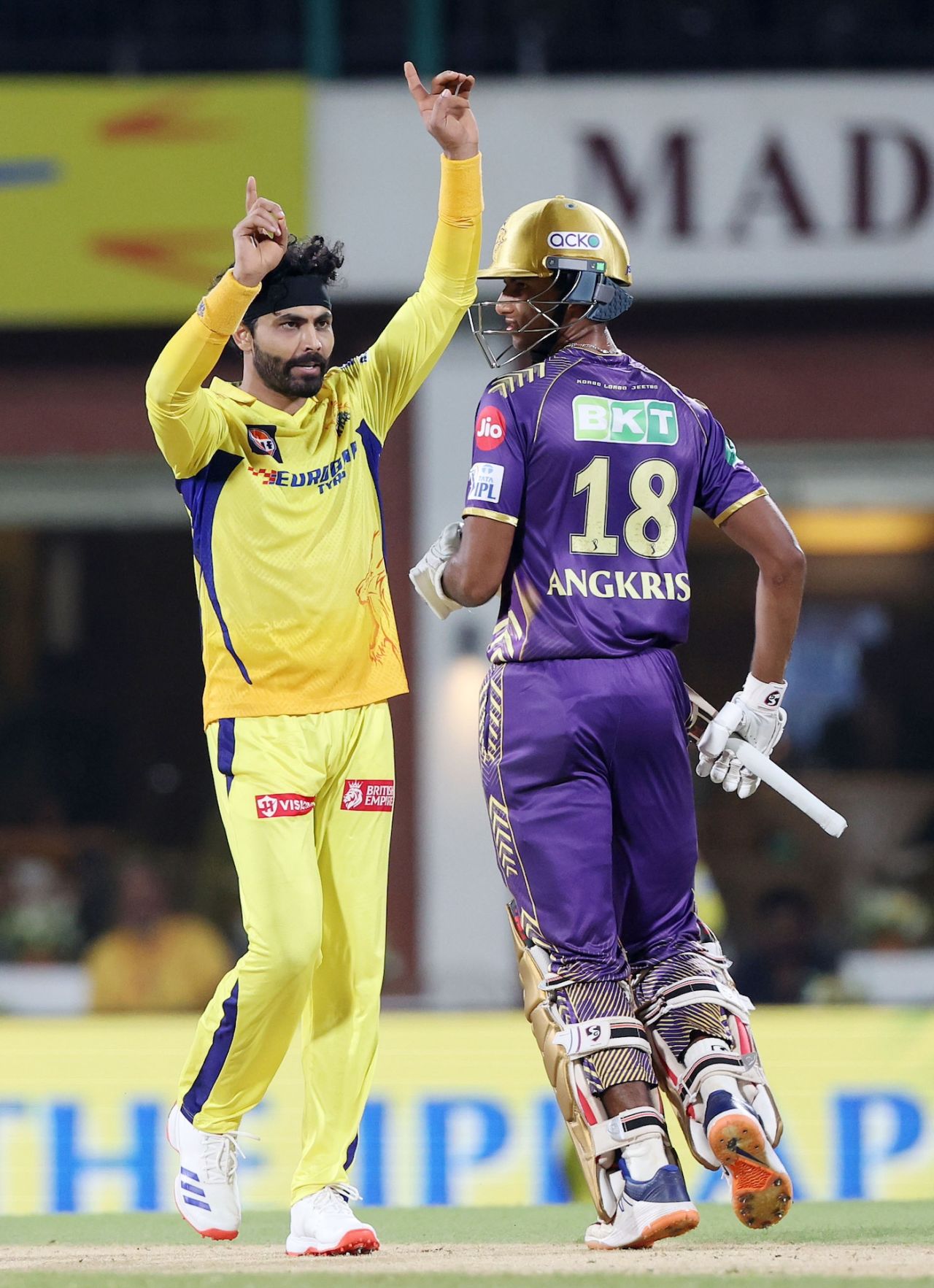 Ravindra Jadeja sent back Angkrish Raghuvanshi and Sunil Narine in the same over, Chennai Super Kings vs Kolkata Knight Riders, IPL 2024, Chennai, April 8, 2024