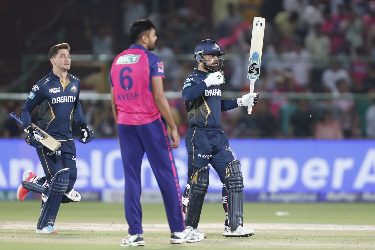 Rashid Khan guided Gujarat Titans home in a last-ball thriller, Rajasthan Royals vs Gujarat Titans, IPL 2024, Jaipur, April 10, 2024