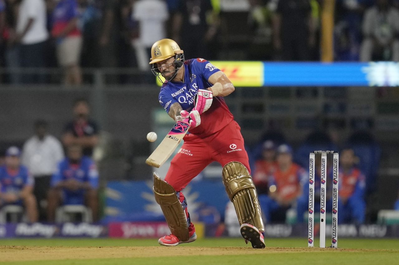 Faf du Plessis found his own ways to score, Mumbai Indians vs Royal Challengers Bangalore, IPL 2024, Mumbai, April 11, 2024