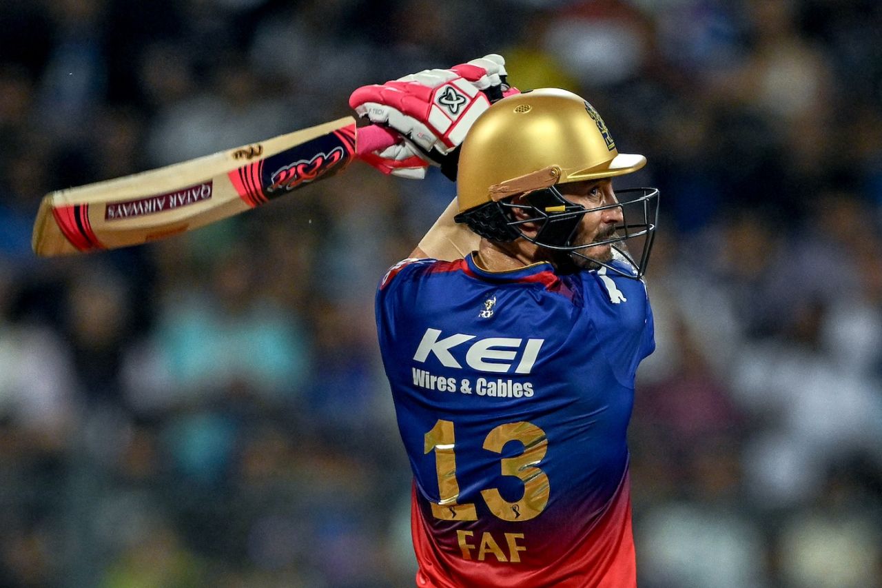 Faf du Plessis built on the form he showed against Rajasthan Royals, Mumbai Indians vs Royal Challengers Bangalore, IPL 2024, Mumbai, April 11, 2024
