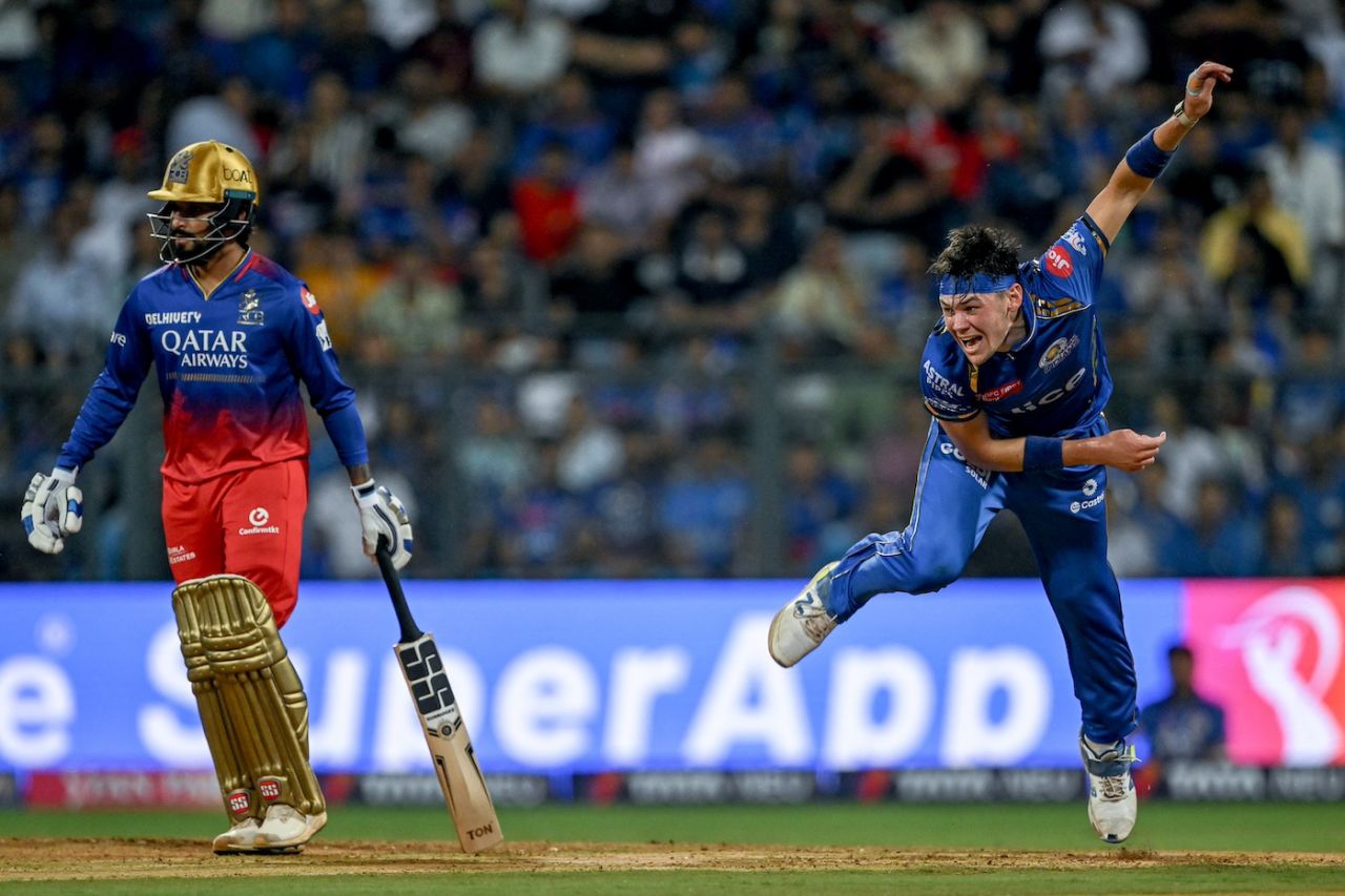 Gerald Coetzee bowled with fire, Mumbai Indians vs Royal Challengers Bangalore, IPL 2024, Mumbai, April 11, 2024