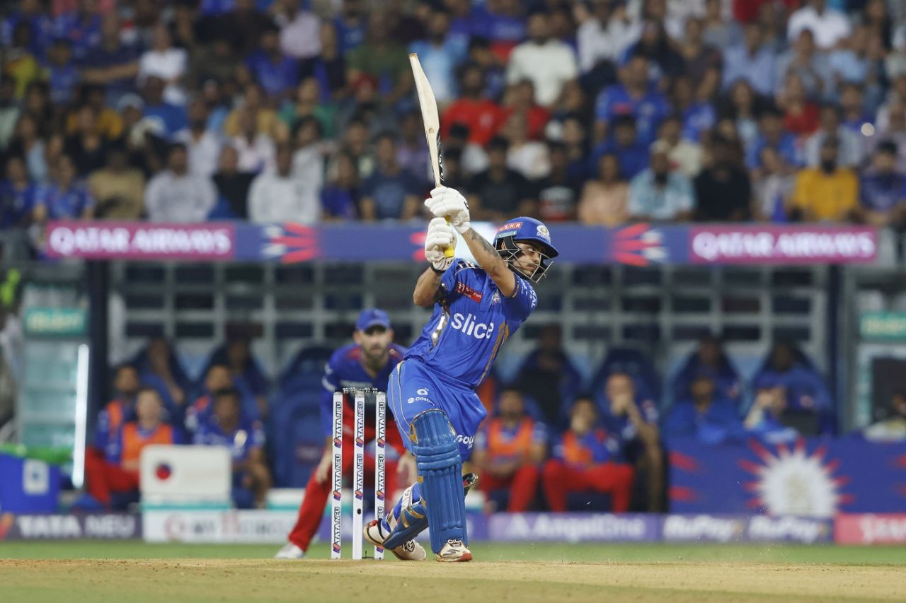 Ishan Kishan goes big, Mumbai Indians vs Royal Challengers Bangalore, IPL 2024, Mumbai, April 11, 2024