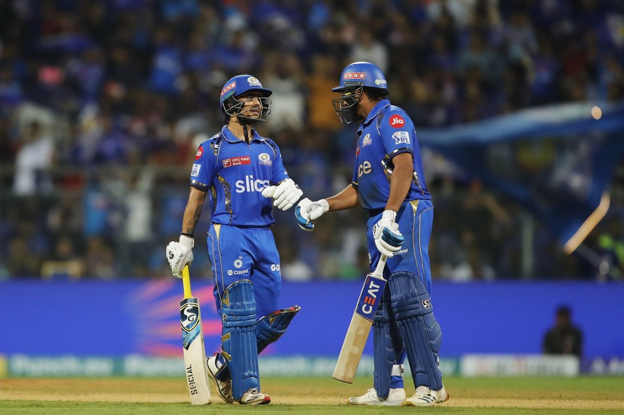 Ishan Kishan and Rohit Sharma put up a century stand, Mumbai Indians vs Royal Challengers Bangalore, IPL 2024, Mumbai, April 11, 2024