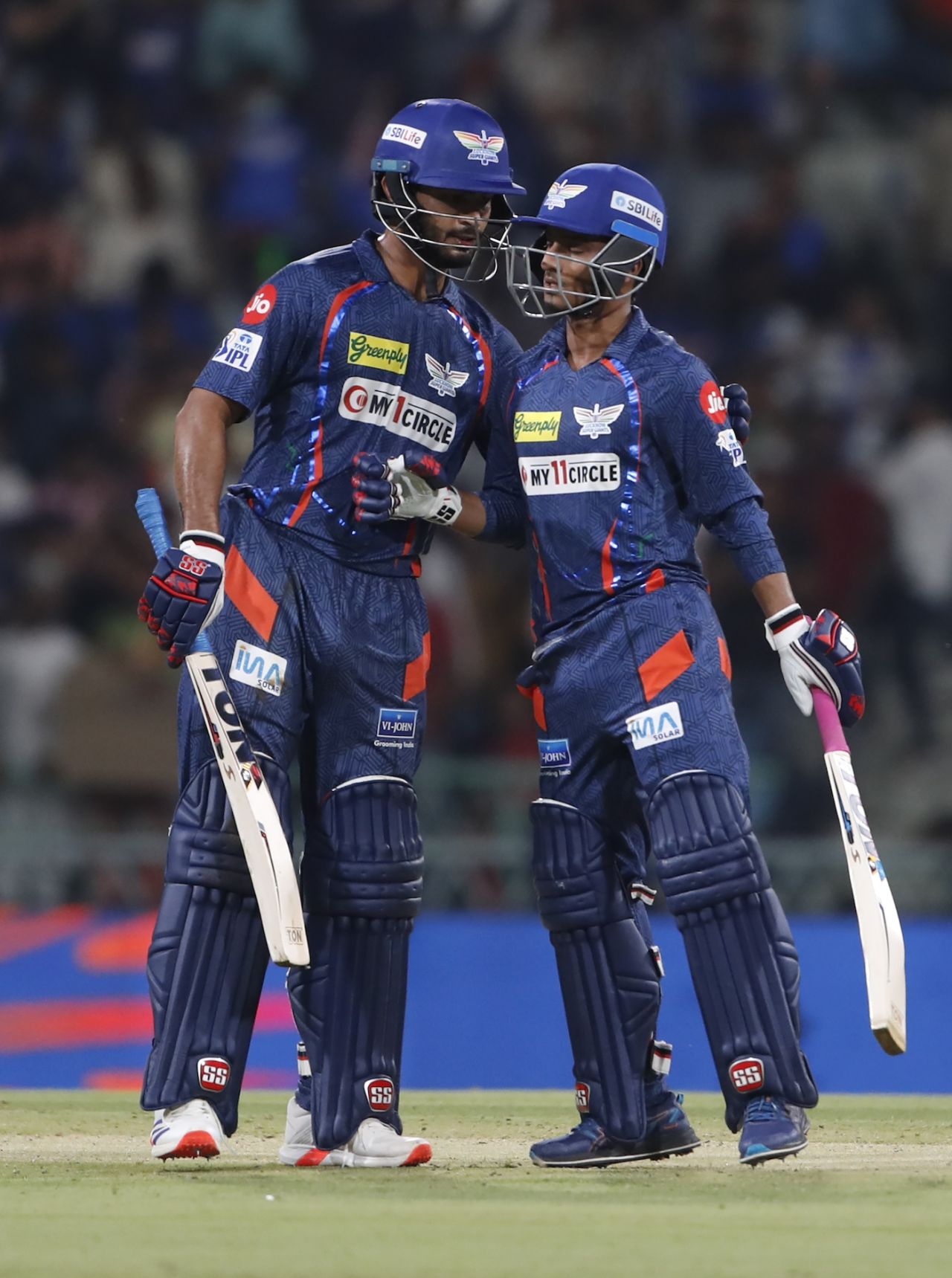 Ayush Badoni, celebrating his half-century here, put on 73 for the eighth wicket, Lucknow Super Giants vs Delhi Capitals, IPL 2024, Lucknow, April 12, 2024