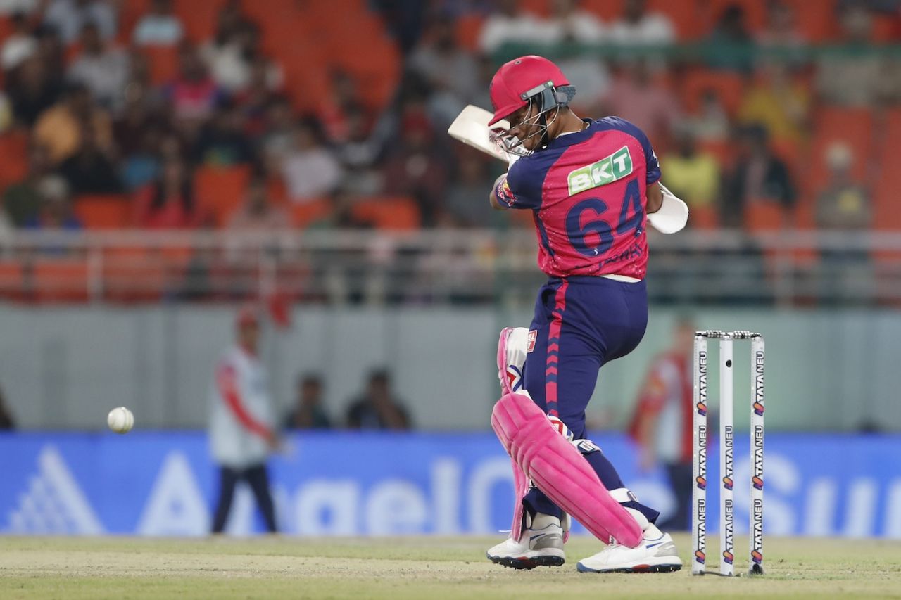 Yashasvi Jaiswal showed enterprise in what was a sedate start for Royals, Punjab Kings vs Rajasthan Royals, IPL 2024, Mullanpur, April 13, 2024