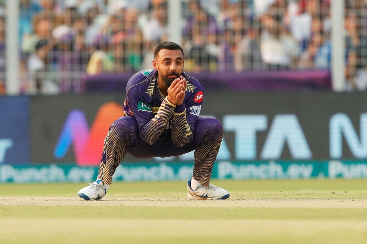 Varun Chakravarthy needed only one ball to send back Marcus Stoinis, Kolkata Knight Riders vs Lucknow Super Giants, IPL 2024, Kolkata, April 14, 2024