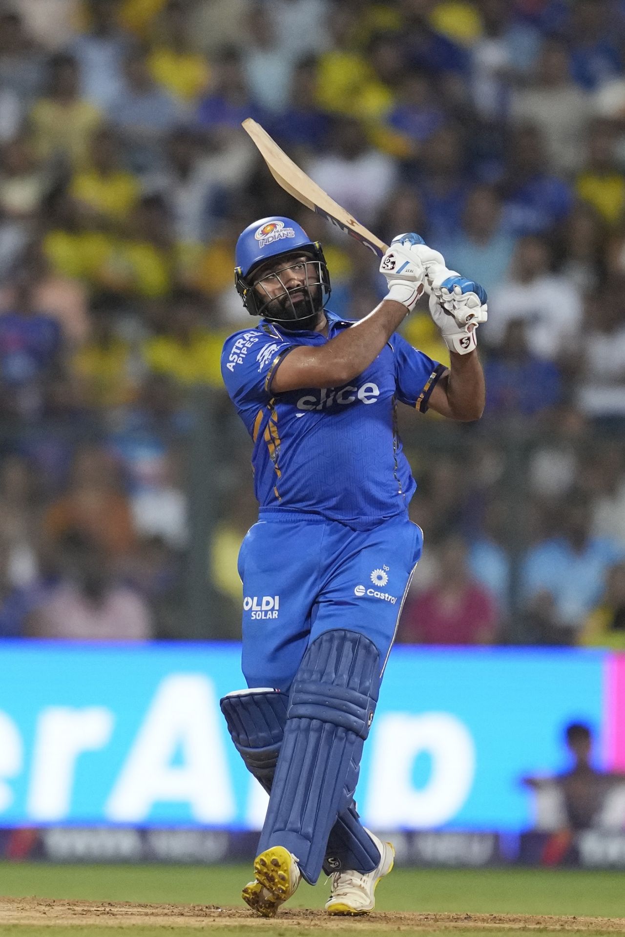 Rohit Sharma got Mumbai Indians off to a blinder in the powerplay, Mumbai Indians vs Chennai Super Kings, IPL 2024, Mumbai, April 14, 2024