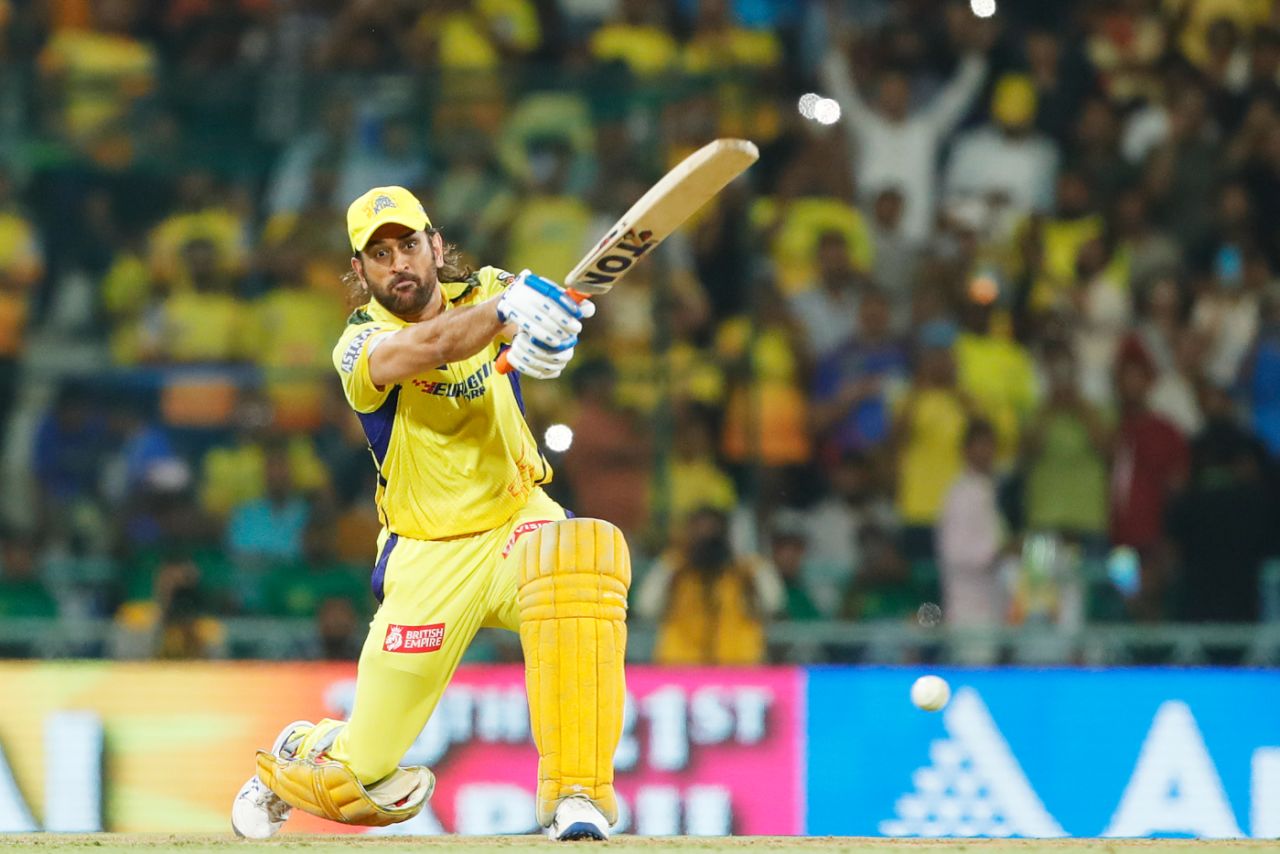 MS Dhoni slammed 28 off nine at the death, Lucknow Super Giants vs Chennai Super Kings, IPL 2024, Lucknow, April 19, 2024