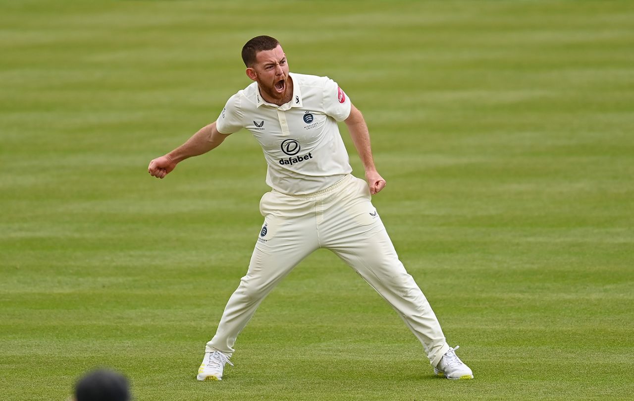 Ryan Higgins claimed a four-wicket haul, Middlesex vs Yorkshire, County Championship, Division Two, Lord's, April 19, 2024