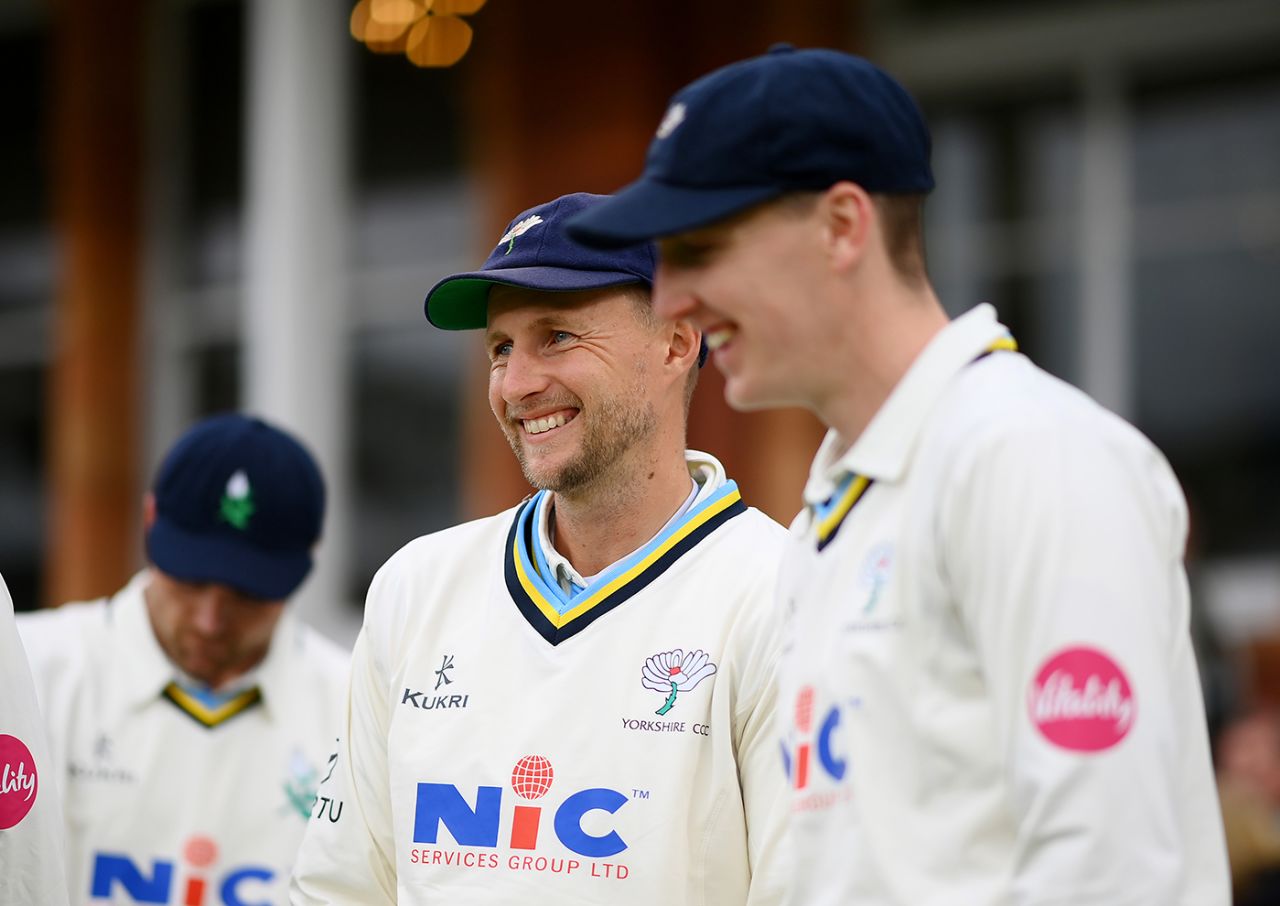 Joe Root and Harry Brook wear the white rose, Middlesex vs Yorkshire, County Championship, Division Two, Lord's, April 19, 2024