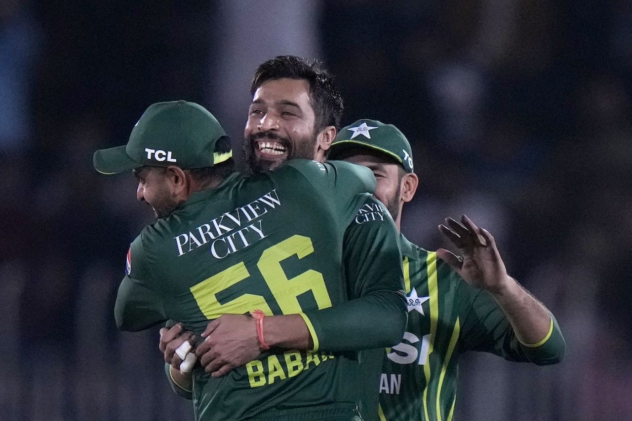 Mohammad Amir, back bowling for Pakistan after a gap of a little under four years, returned 2 for 13, Pakistan vs New Zealand, 2nd T20I, Rawalpindi, April 20, 2024