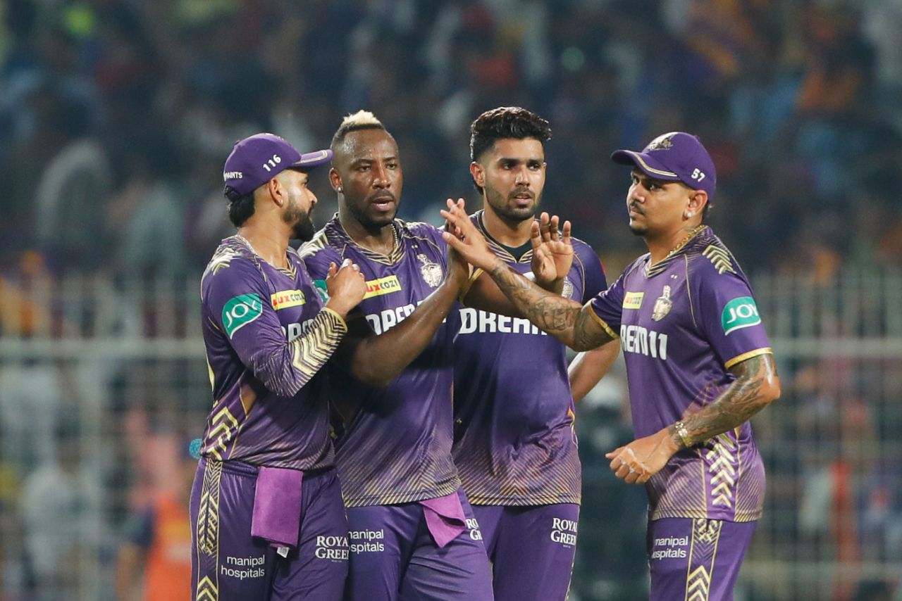Andre Russell removed both half-centurions Will Jacks and Rajat Patidar in one over, Kolkata Knight Riders vs Royal Challengers Bengaluru, IPL 2024, Kolkata, April 21, 2024