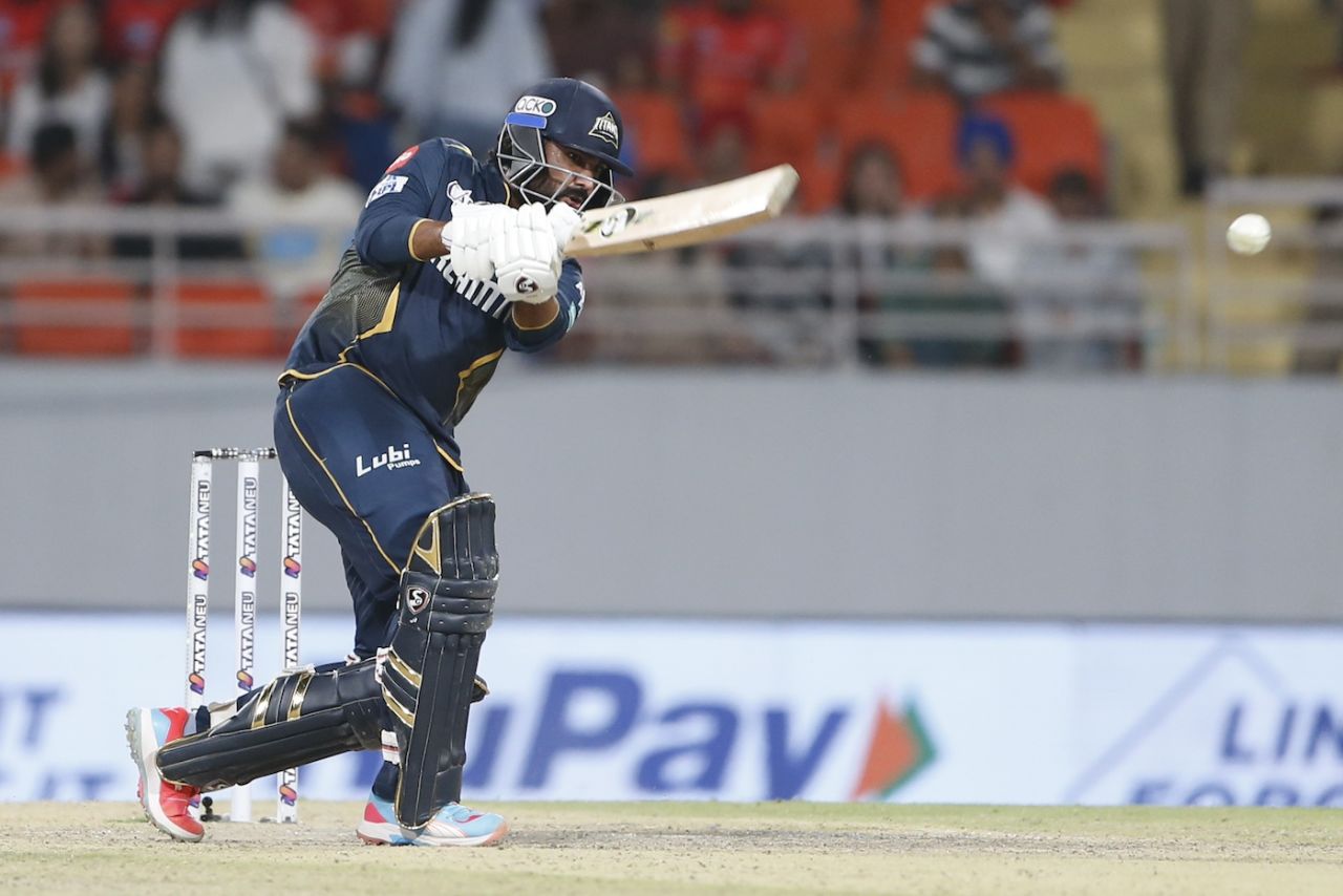Rahul Tewatia's boundaries put the pressure back on Punjab Kings, Punjab Kings vs Gujarat Titans, IPL 2024, Mullanpur, April 21, 2024