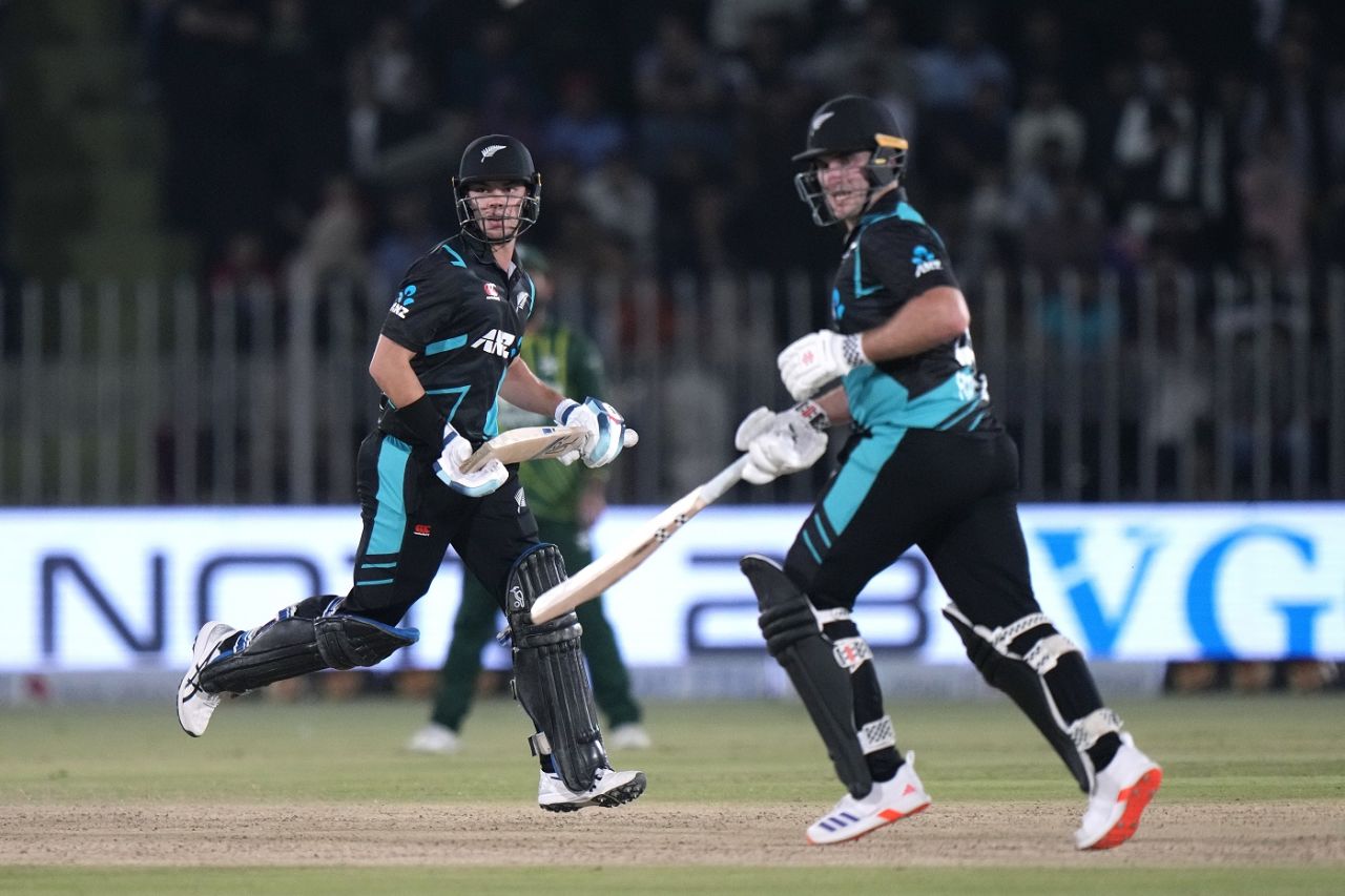 Mark Chapman and Dean Foxcroft added 117 off 68 balls for the third wicket, Pakistan vs New Zealand, 3rd T20I, Rawalpindi, April 21, 2024