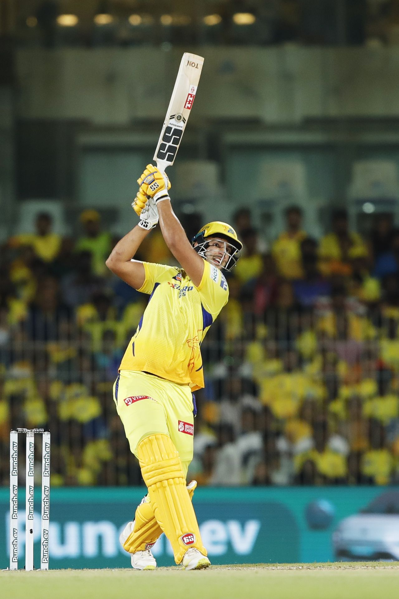 Shivam Dube wasted no time in bringing out the big hits, Chennai Super Kings vs Lucknow Super Giants, IPL 2024, Chennai, April 23, 2024