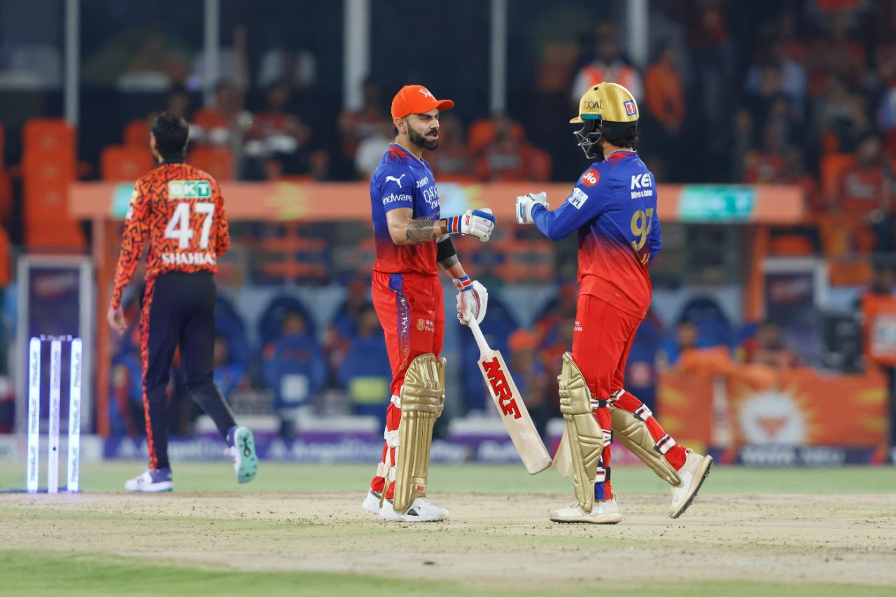 Virat Kohli and Rajat Patidar powered RCB through the middle overs, Sunrisers Hyderabad vs Royal Challengers Bengaluru, IPL 2024, Hyderabad, April 25, 2024