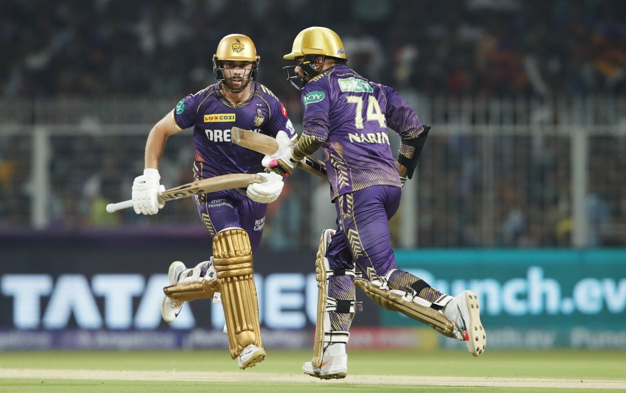 Phil Salt and Sunil Narine gave Kolkata Knight Riders another breezy start, Kolkata Knight Riders vs Punjab Kings, IPL 2024, Kolkata, April 26, 2024
