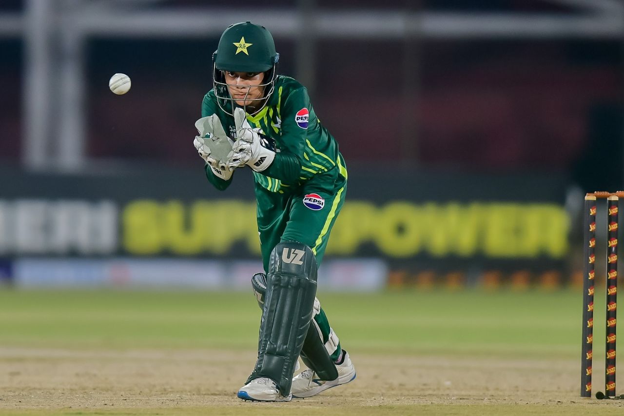 Najiha Alvi was playing her fourth T20I, Pakistan vs West Indies, 1st women's T20I, Karachi, April 26, 2024