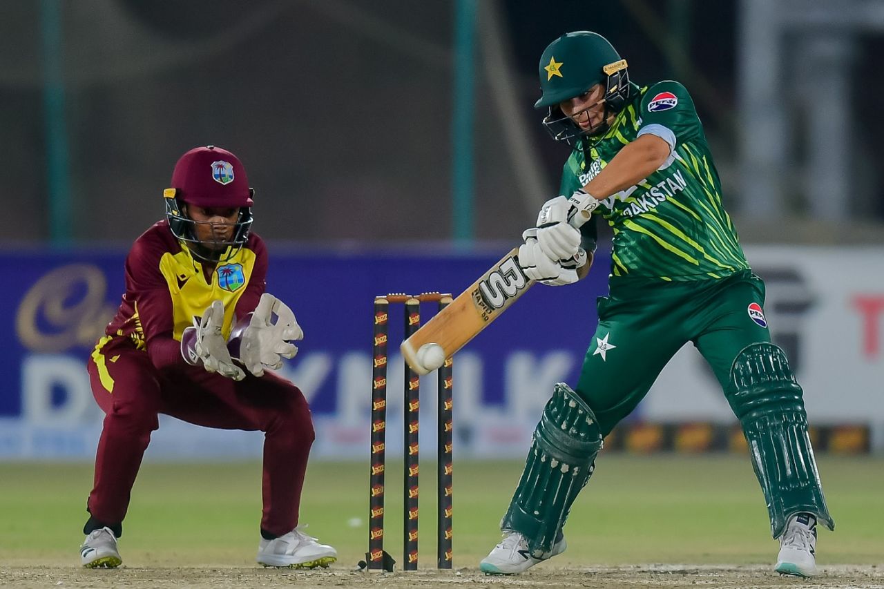 Pakistan were in the chase till Nida Dar was in the middle, Pakistan vs West Indies, 1st women's T20I, Karachi, April 26, 2024