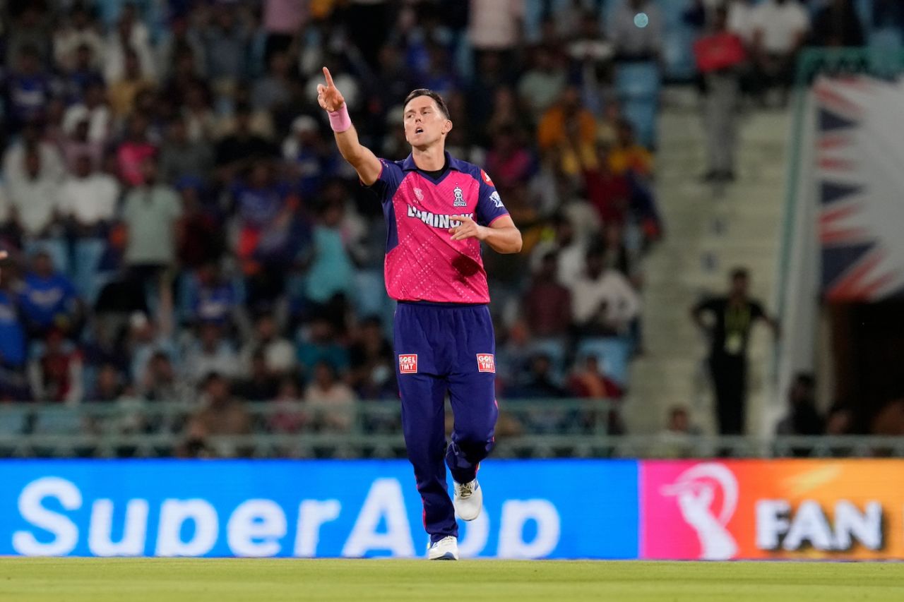 Trent Boult struck in the first over of the game yet again, Lucknow Super Giants vs Rajasthan Royals, IPL 2024, Lucknow, April 27, 2024