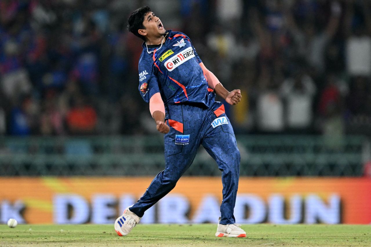 Yash Thakur made the opening breakthrough, Lucknow Super Giants vs Rajasthan Royals, IPL 2024, Lucknow, April 27, 2024