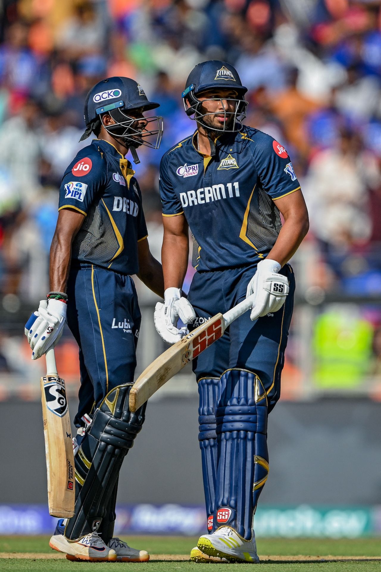 Sai Sudharsan and Shahrukh gave Gujarat Titans some impetus in the middle overs, Gujarat Titans vs Royal Challengers Bengaluru, IPL 2024, Ahmedabad, April 28, 2024