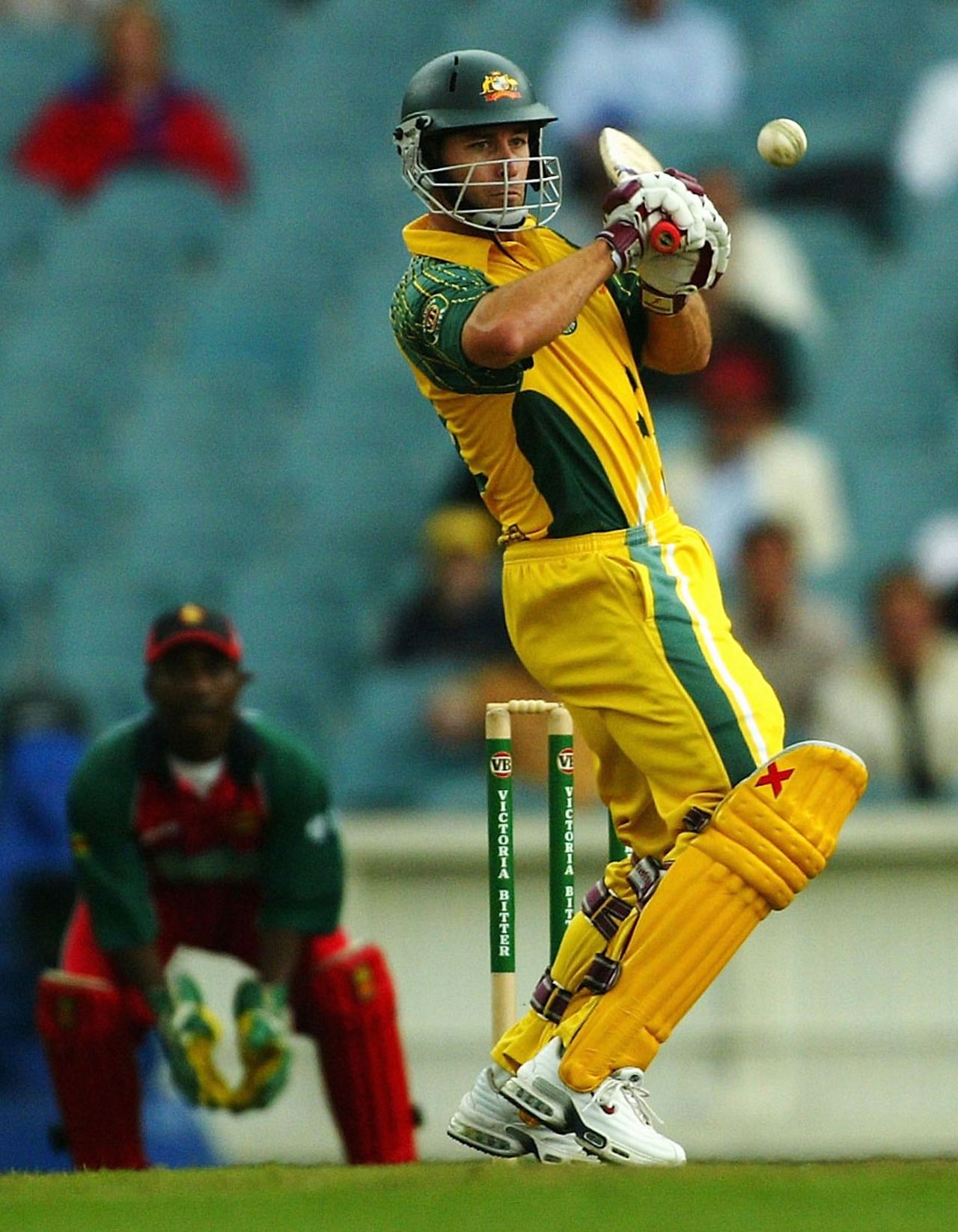 Michael Bevan glided his way towards a respectable score, Australia v Zimbabwe, 10th ODI, VB Series, Melbourne, January 29, 2004