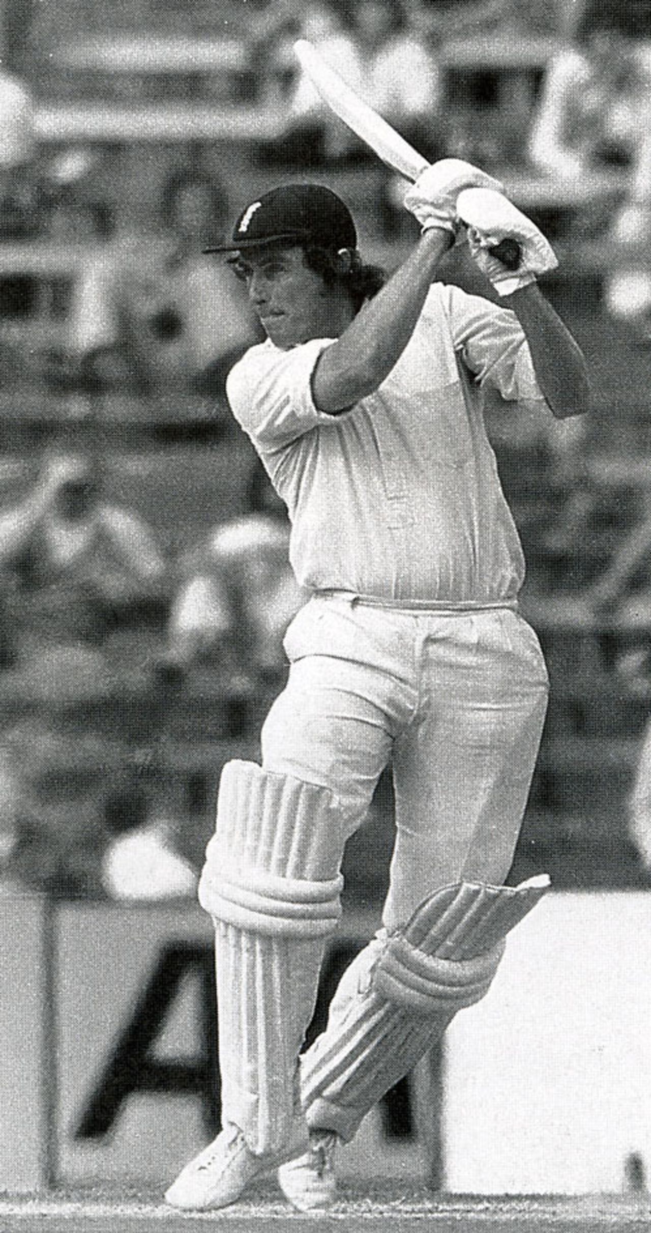 Bob Woolmer on his way to 149 at The Oval, an innings which helped England save the Test, England v Australia, 4th Test, The Oval, August 24, 1975
