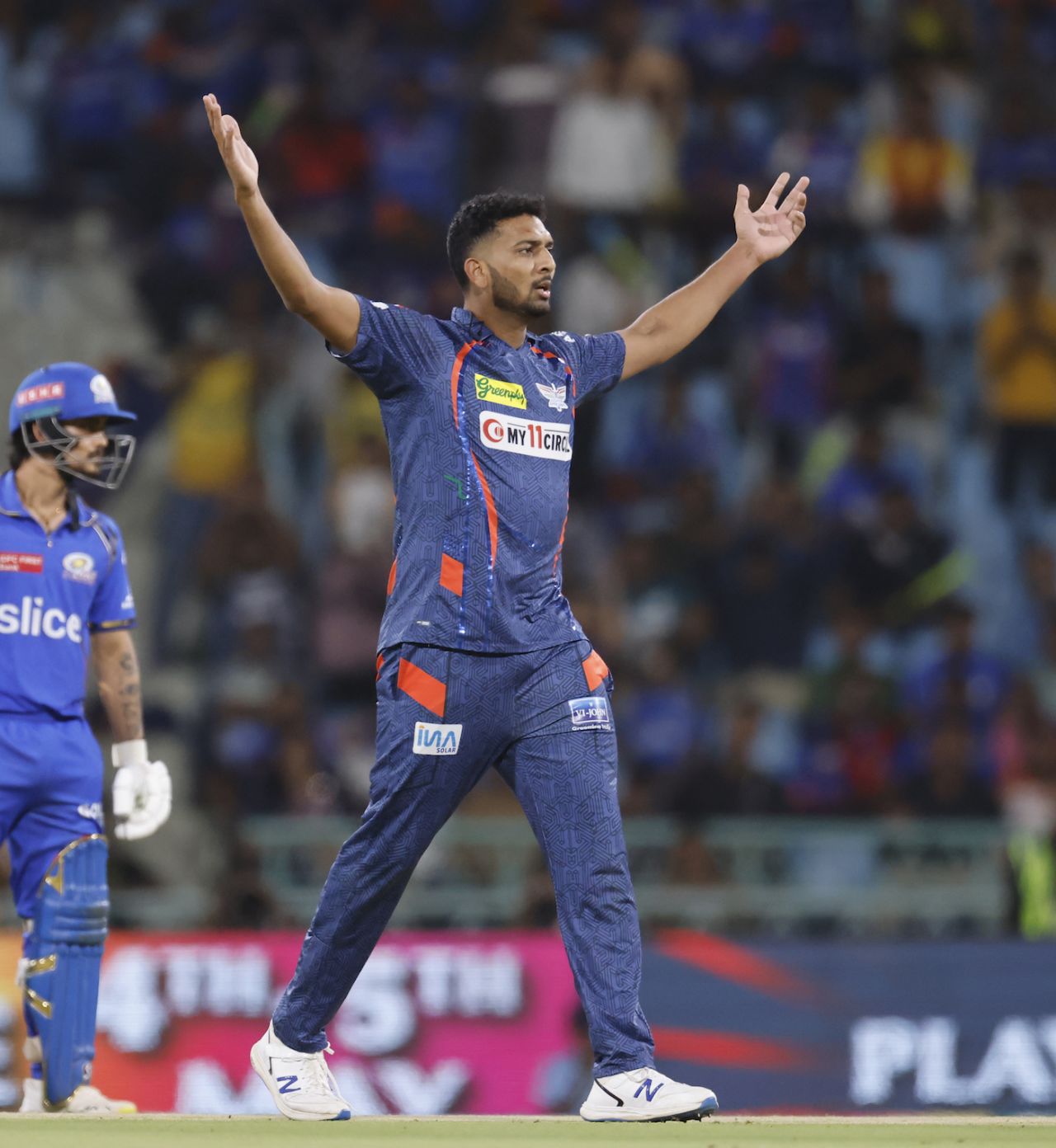 Mohsin Khan struck in his first over, getting rid of Rohit Sharma, Lucknow Super Giants vs Mumbai Indians, IPL 2024, Lucknow, April 30, 2024
