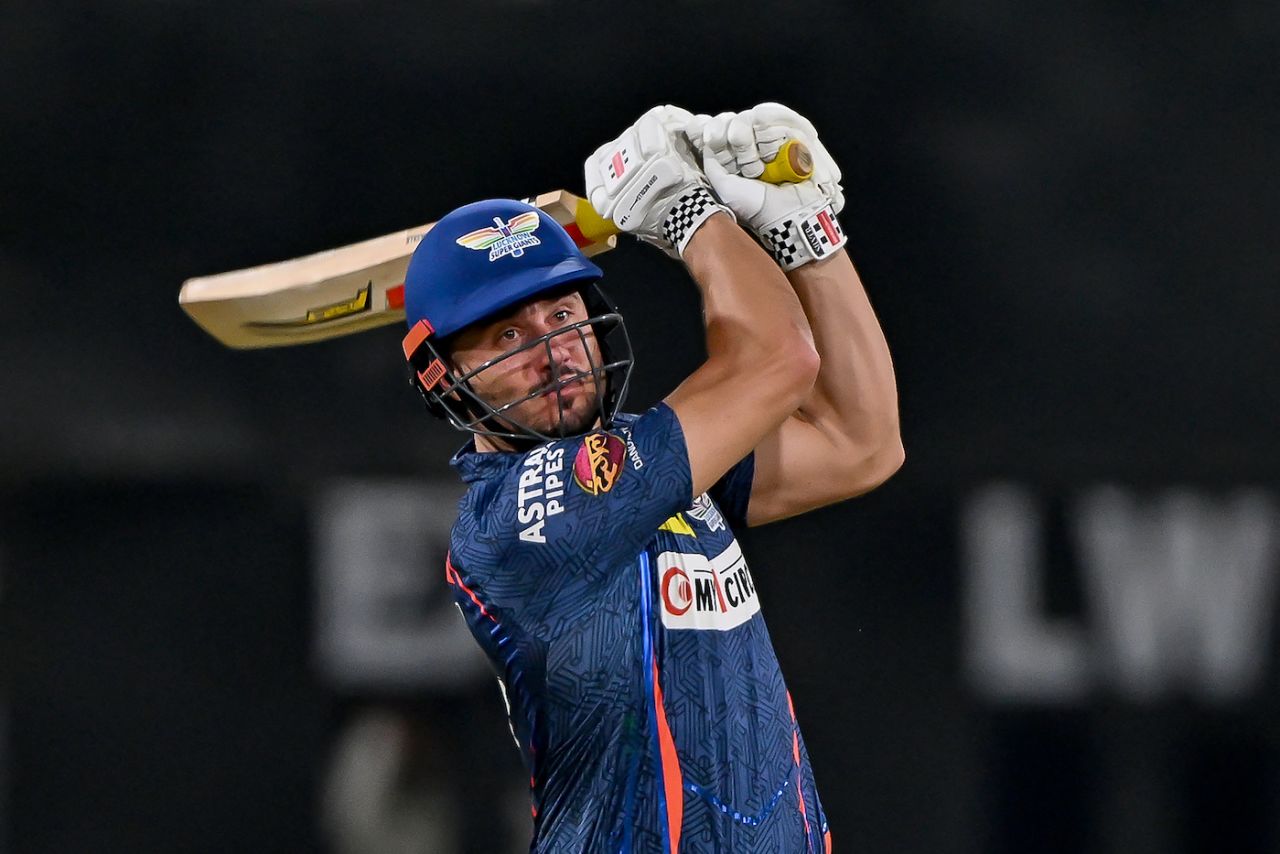 Marcus Stoinis scored quickly on a tricky pitch, Lucknow Super Giants vs Mumbai Indians, IPL 2024, Lucknow, April 30, 2024 