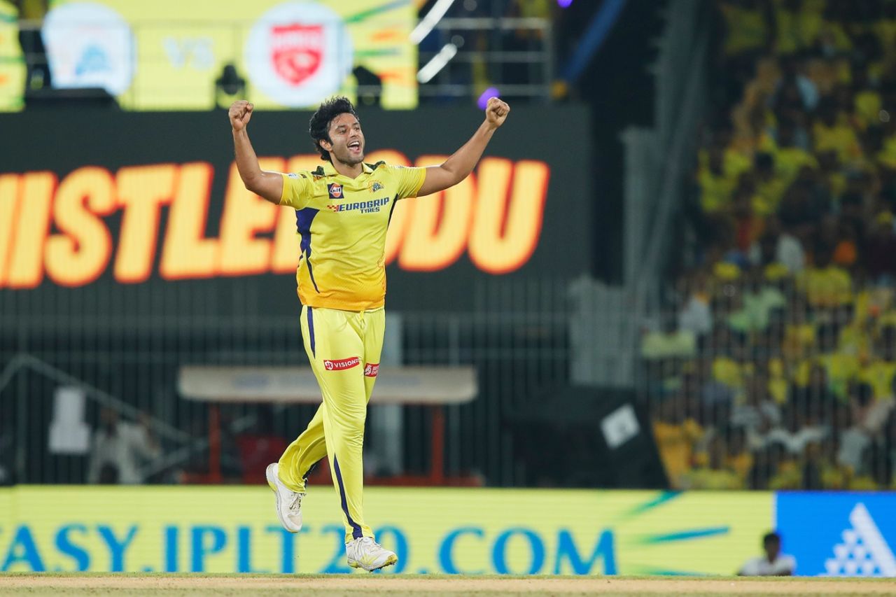 Shivam Dube struck with his first over, Chennai Super Kings vs Punjab Kings, IPL 2024, Chennai, May 1, 2024