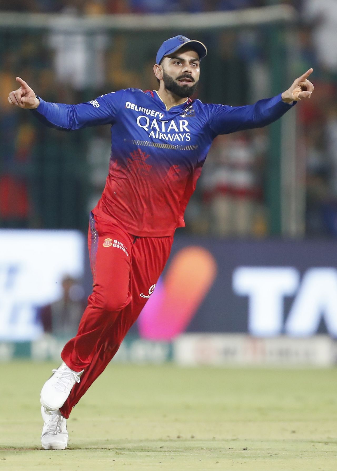 Virat Kohli effected a direct hit to catch M Shahrukh Khan short, Royal Challengers Bengaluru vs Gujarat Titans, IPL 2024, Bengaluru, May 4, 2024