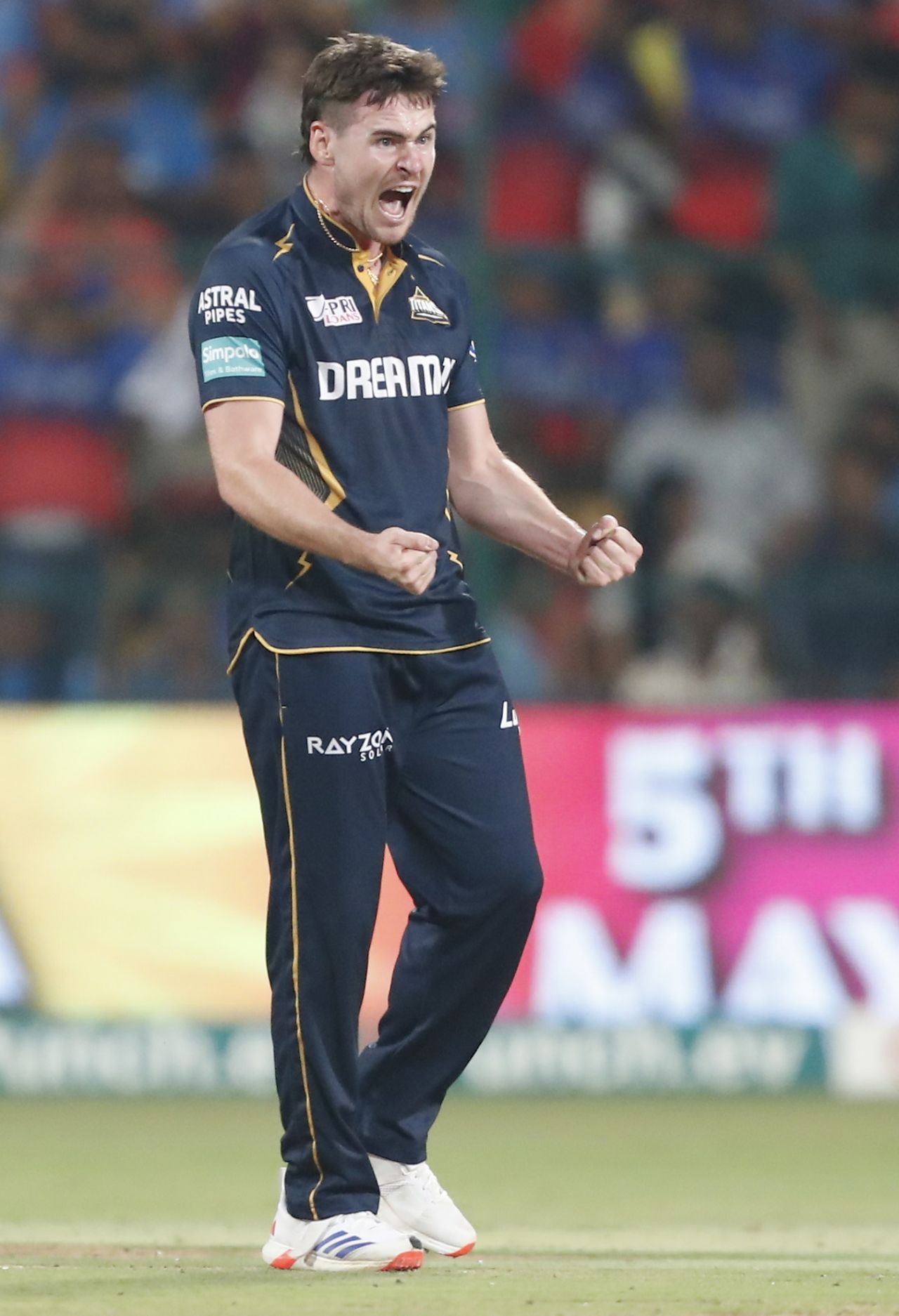 Josh Little bagged four wickets in his first game of the season, Royal Challengers Bengaluru vs Gujarat Titans, IPL 2024, Bengaluru, May 4, 2024