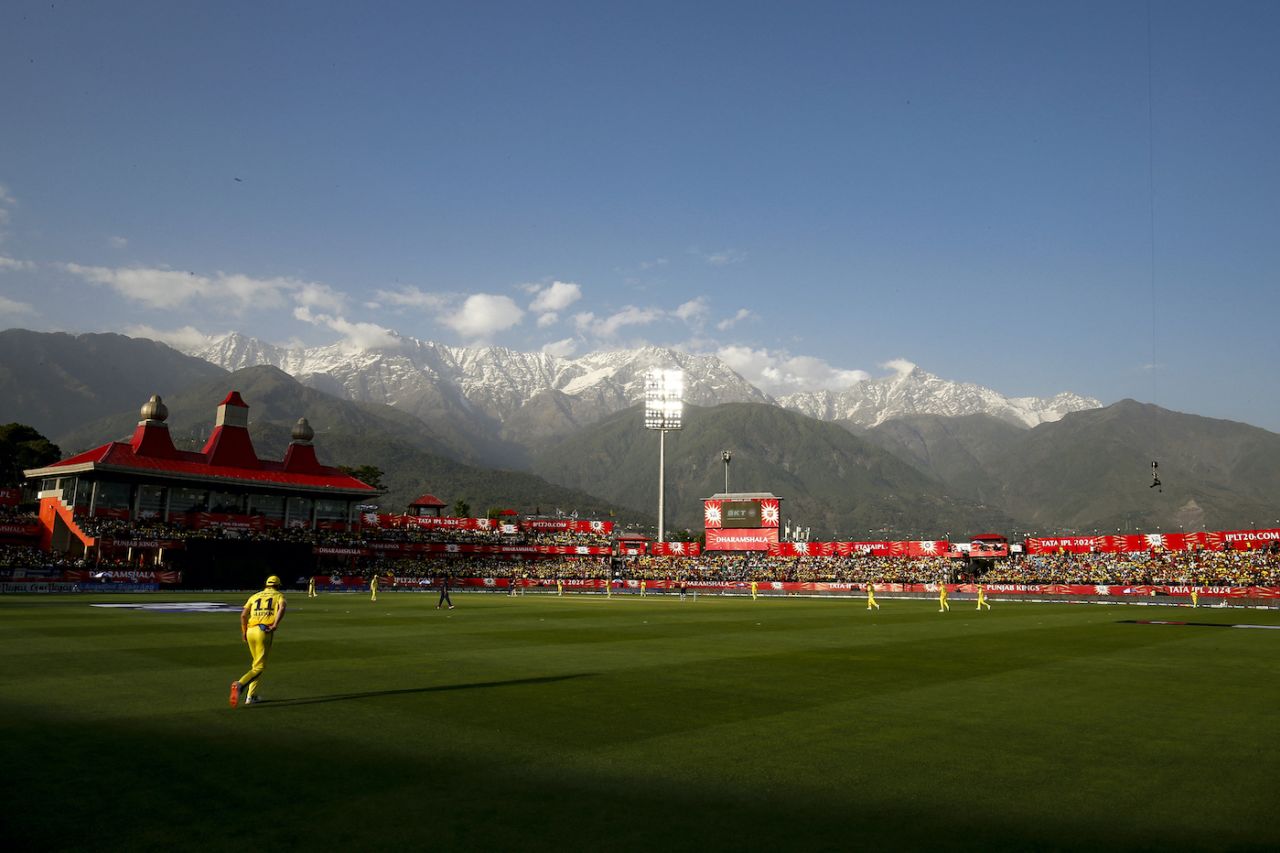 The view was as good as ever in Dharamsala, Punjab Kings vs Chennai Super Kings, IPL 2024, Dharamsala, May 5, 2024