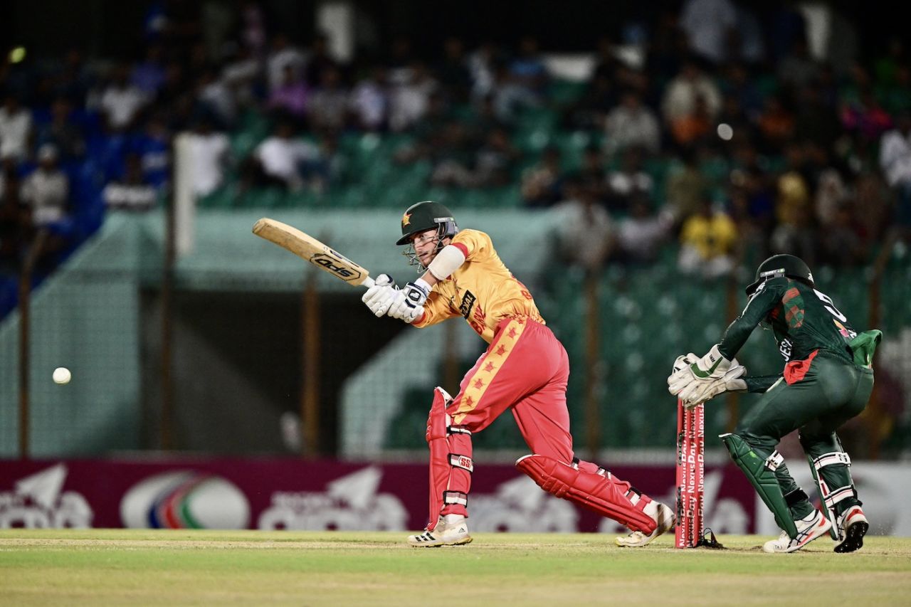 Brian Bennett scored 44 off 29 balls, Bangladesh vs Zimbabwe, 2nd T20I, Chattogram, May 5, 2024