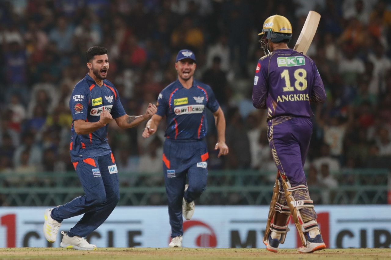 Yudhvir Singh came on as concussion sub and struck first ball, Lucknow Super Giants vs Kolkata Knight Riders, IPL 2024, Lucknow, May 5, 2024