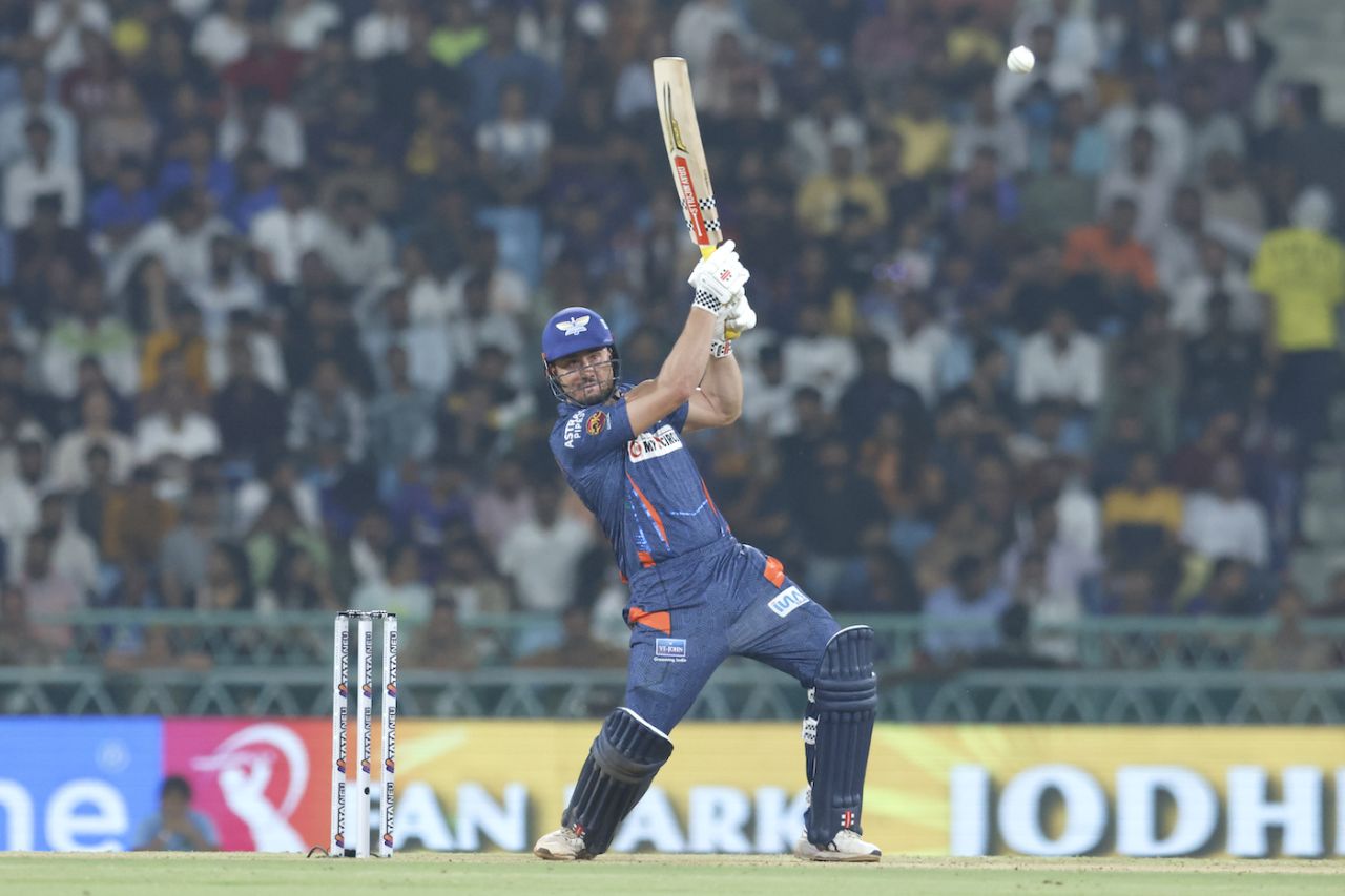 Marcus Stoinis muscled Mitchell Starc in the powerplay, Lucknow Super Giants vs Kolkata Knight Riders, IPL 2024, Lucknow, May 5, 2024