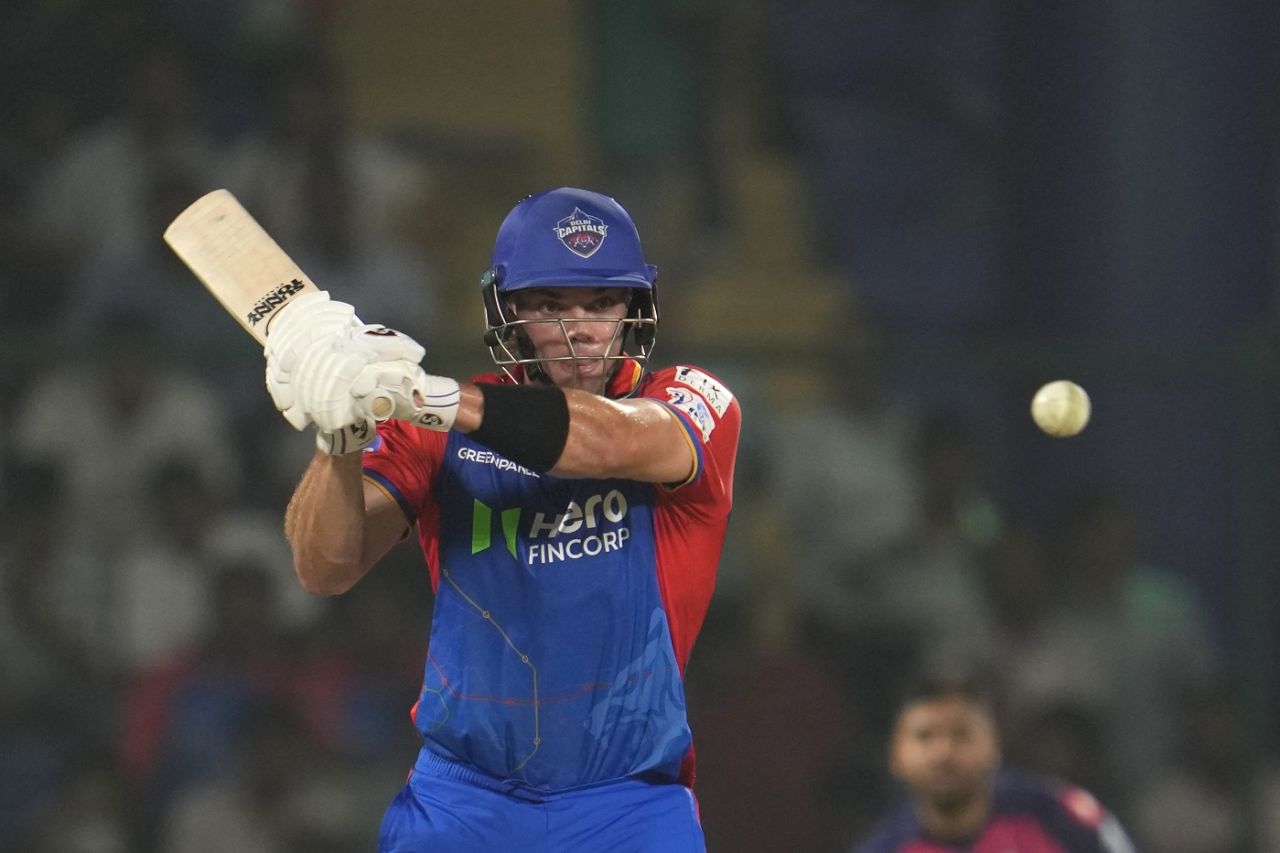 Tristan Stubbs started slow but latched on to a Yuzvendra Chahal over to cut loose, Delhi Capitals vs Rajasthan Royals, IPL 2024, Delhi, May 7, 2024