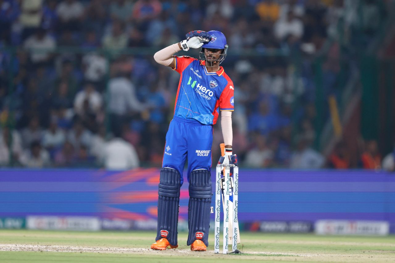 Abishek Porel celebrates his 21-ball fifty with a salute, Delhi Capitals vs Lucknow Super Giants, IPL 2024, Delhi, May 14, 2024