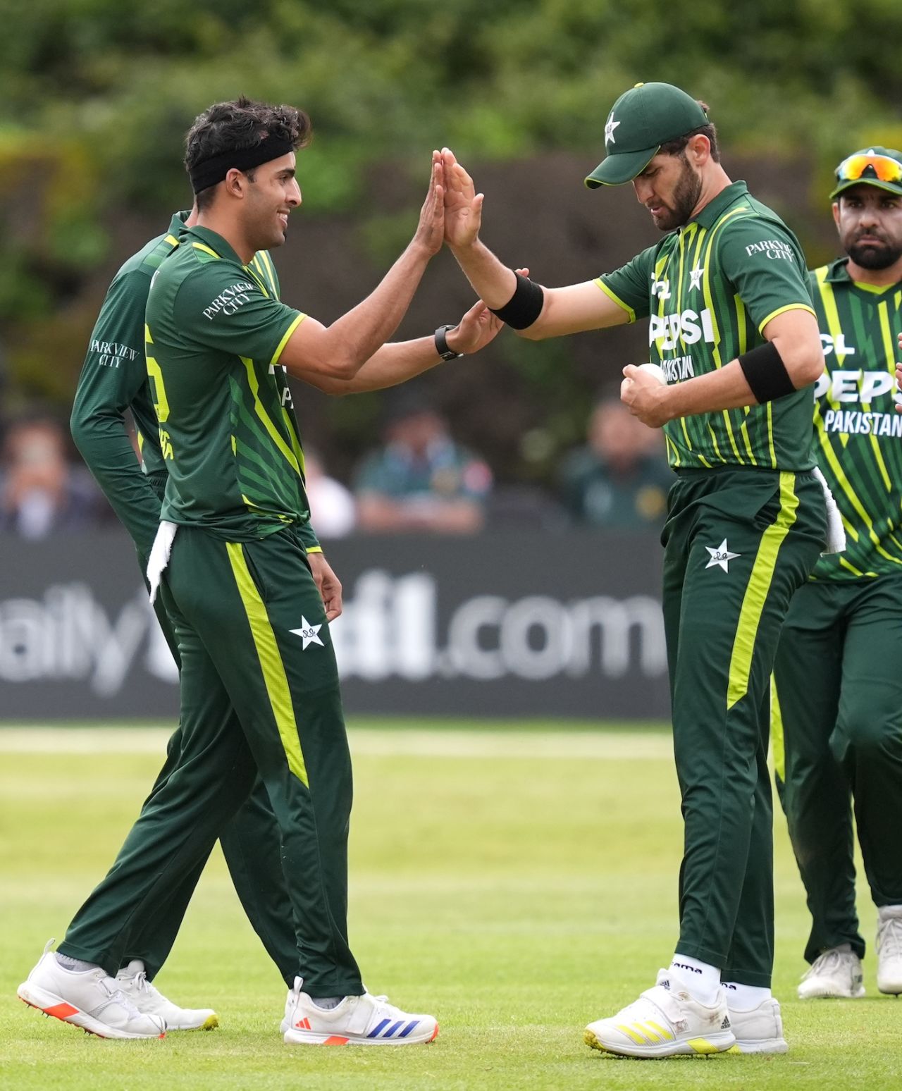 Abbas Afridi and Shaheen Afridi picked up five wickets between them, Ireland vs Pakistan, 3rd T20I, Dublin, May 14, 2024