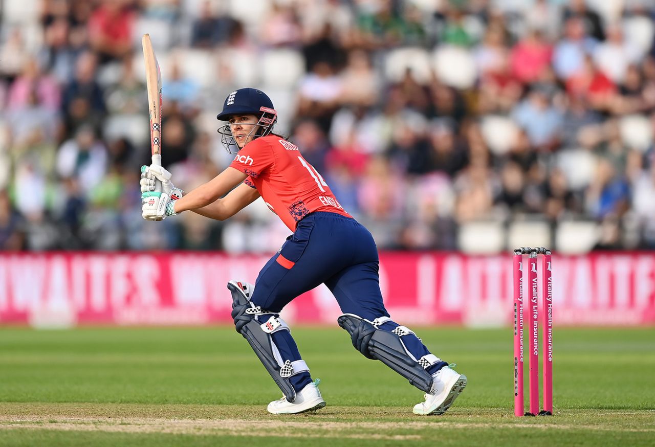 Maia Bouchier got the innings off to a confident start, England vs Pakistan, 2nd women's T20I, Wantage Road, May 17, 2024