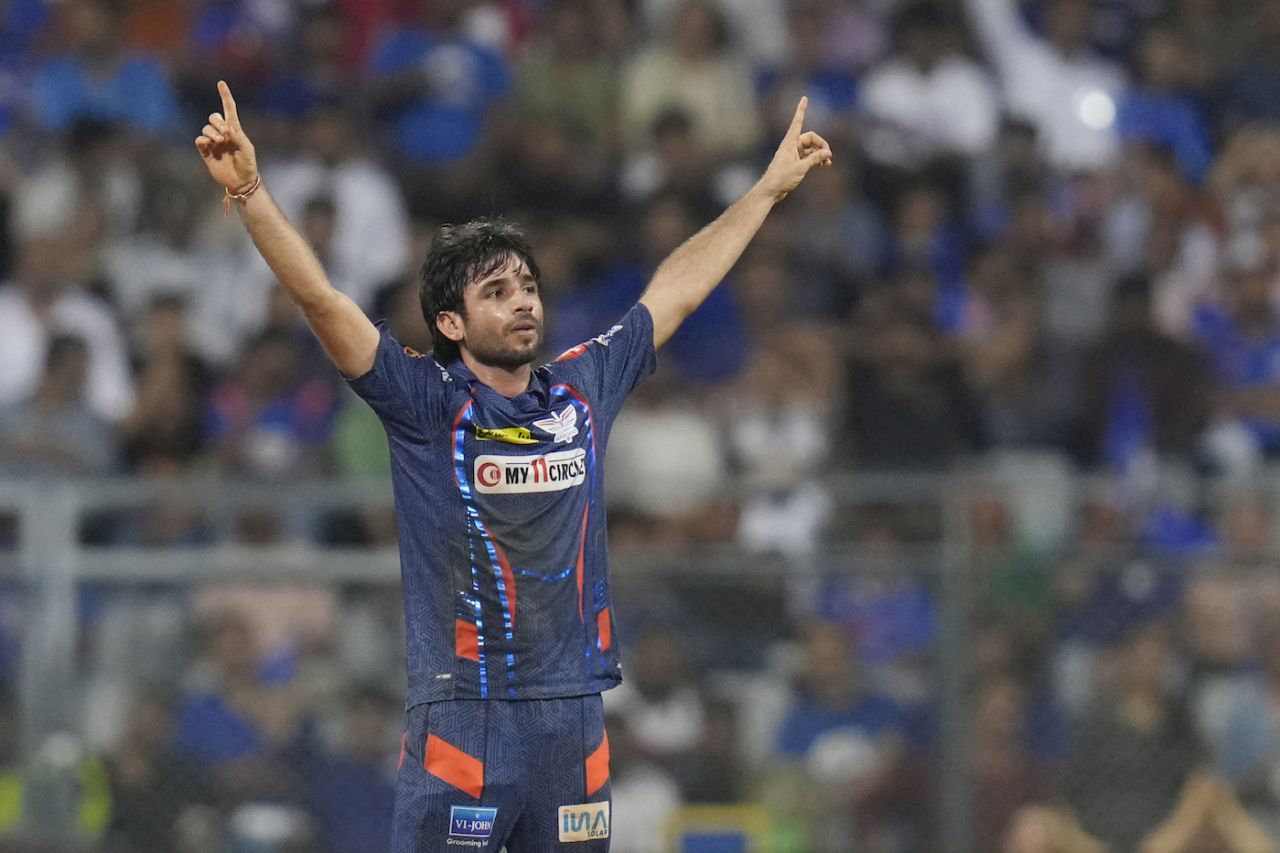 Ravi Bishnoi finished with 2 for 37, Mumbai Indians vs Lucknow Super Giants, IPL 2024, Mumbai, May 17, 2024